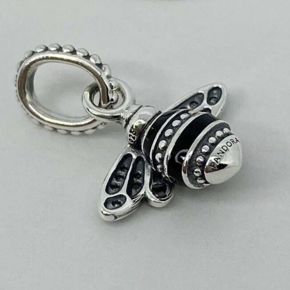 Sterling Silver 925 Pandora Queen Bee Charm 2026 Summer World Cup Garden Blooms